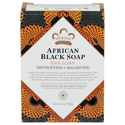 Nubian Heritage Soap Bar African Black, 5 oz
