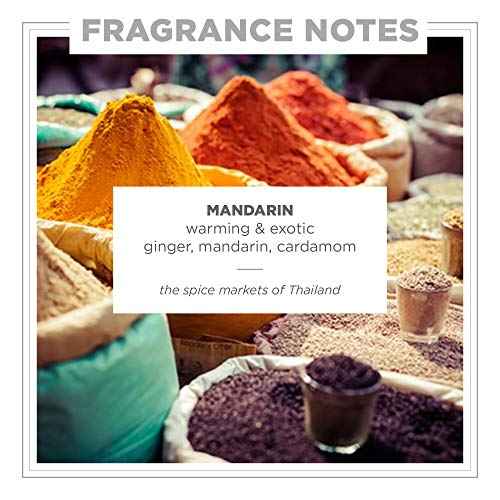 Zents Triple-Milled Luxe Bar Soap (Mandarin Fragrance) | Moisturizing Soap with Organic Shea Butter | Gentle Hand & Body Wash | Nourishes & Softens Skin | 5.7 oz