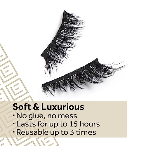 Eylure Pre-Glued False Eyelashes, Luxe Faux Mink Paragon