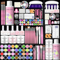 SAVILAND Acrylic Nail Kit with Everything: Professional Nails Kit Set for Beginner Acrylic Powder & Liquid Gel Polish Kit U V Light Full Nail Supplies Essential Tools DIY Home Salon Christmas Gift