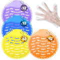 48-Pack Urinal Deodorizer Screens with 100 Gloves | 4 Scents