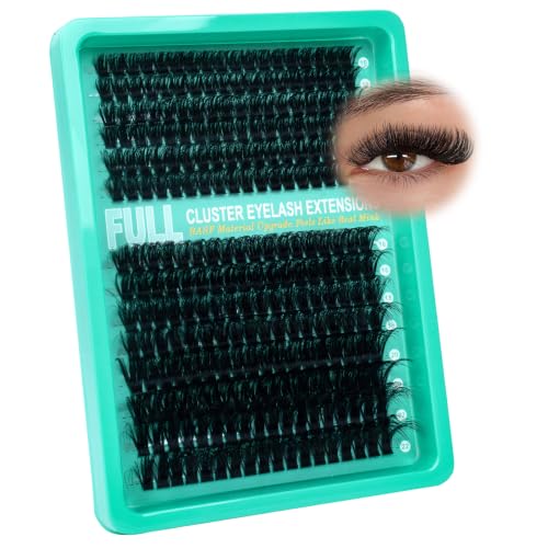 Fluffy Lash Clusters 100D Volume | 252PCS 10-22mm D Curl DIY