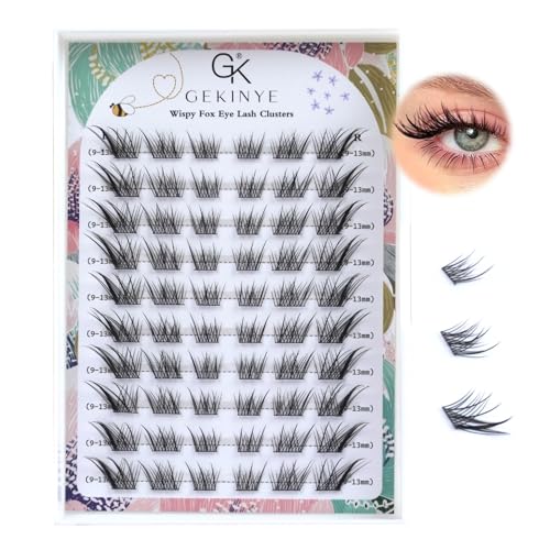 Fox Eye Lash Clusters - 60Pc Wispy Individual Eyelash Extensions