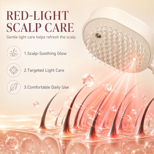 Electric Air Cushion Massage Spray Comb | Anti-Static Hair Brush