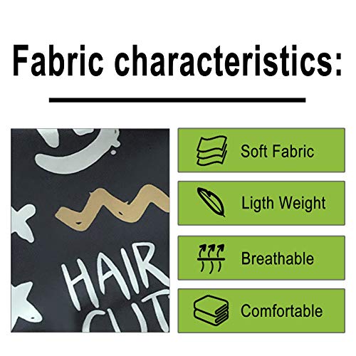 Kids Barber Cape 39x51 in | Waterproof Hair Cutting Apron
