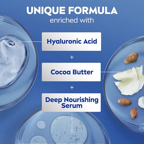 NIVEA Cocoa Butter Body Lotion for Dry Skin, 16.9 Oz