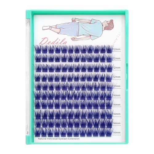 Blue Individual Lash Clusters 12-14mm - 120 Count