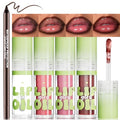 Hydrating Lip Oil & Liner Set - 4 Colors, High Shine