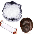 Hair Net 50 Pack - Invisible Elastic Mesh for Bun & Food Service