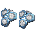 SH71/50 Replacement Shaving Heads Compatible with Phili*s Series S5000 (S5XXX) & S7000 (S7XXX) Shavers-Fits SH60/70, SH70/70 Models (Blue-2pcs)