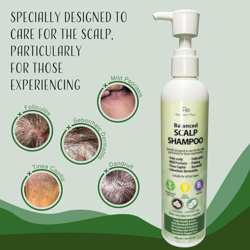 Recuren Plus Antifungal Shampoo for Dandruff & Scalp Relief - 8.8 fl. oz