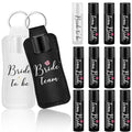 24 Pcs/12 Set Bride and Bridesmaid Lip Balm Gifts Bulk 11 Pack Black Bridesmaid Themed 1 Pcs White Bride Themed Each One Has 1 Pouch Bachelorette Party Supplies Wedding Gifts