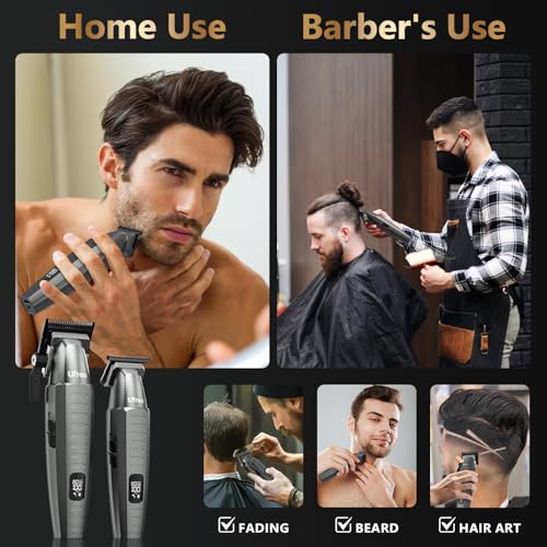 Ufree Professional Cordless Hair Clippers & Beard Trimmer Set