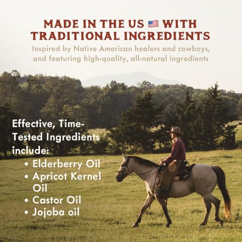True Grit Tallow John Wayne Inspired Beard Oil ? Cigar and Saddle Scent ? Moisturizing Beard Conditioner for Men ? Jojoba, Castor & Elderberry Oils ? 1 fl oz