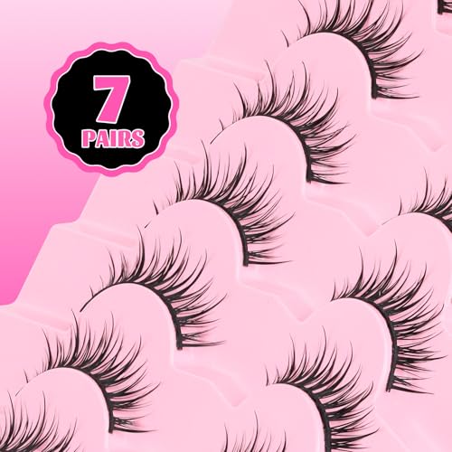 Veleasha Manga Eyelashes - Spiky Lash Clusters for Natural Look