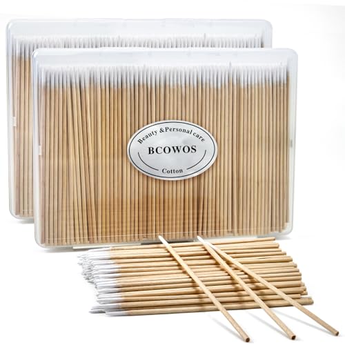 800 Pointed Cotton Swabs with Storage Case - Precision Tip