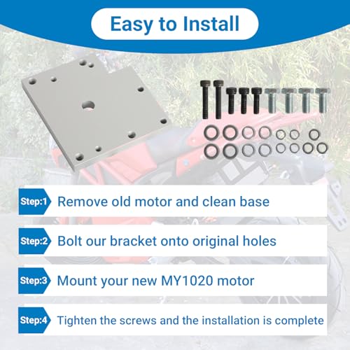 Motor Adapter Plate Set Fit For RSF350 Models Razor Pocket Mod Gen 1 - Direct Frame Installation
