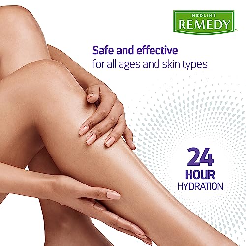 Medline Remedy Clinical Skin Cream,Vanilla Scent (16 fl oz),Moisturizing Face and Body Cream for All Ages,Paraben & Sulfate Free,Quick Absorbent Formula,Hypoallergenic Skin Moisturizer,(Pack of 4)