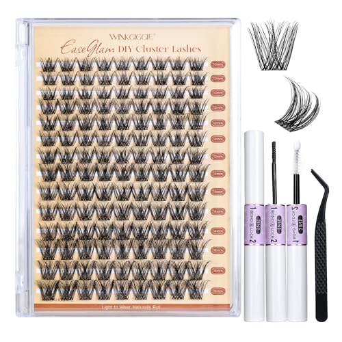 Lash Cluster Extension Kit D Curl 10-16mm with Bond & Tweezers