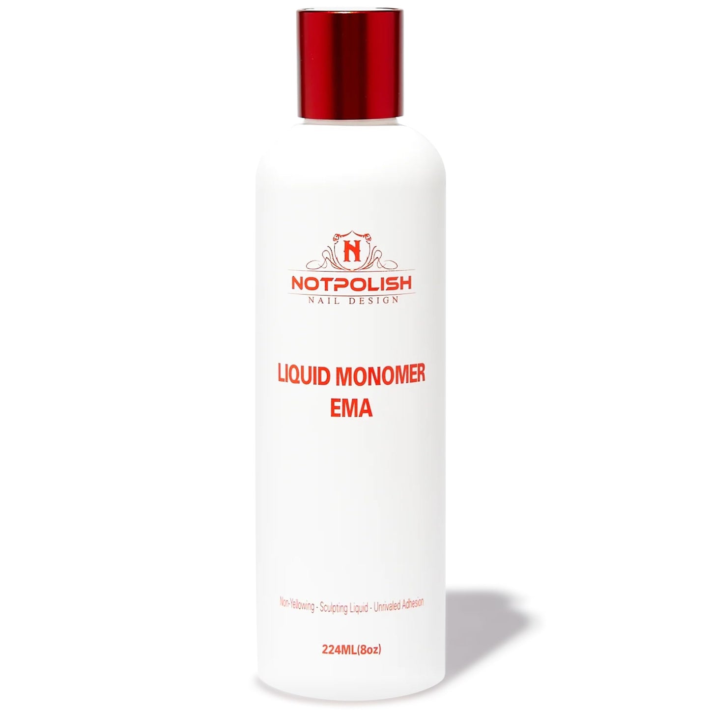 Notpolish Liquid Monomer for Acrylic Nails – Professional Monomer Acrylic Nail Liquid, Low Odor, No MMA – No Discoloration, EMA-Based Formula – Manicure and Pedicure Supplies, Made in USA, 8 oz