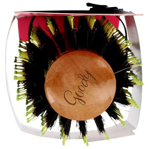 Goody Round Brush Wood Collection- Multi-color