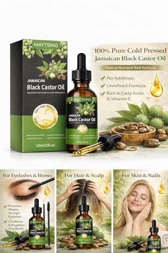 Jamaican Black Castor Oil for Hair Growth & Eyelashes 60ml