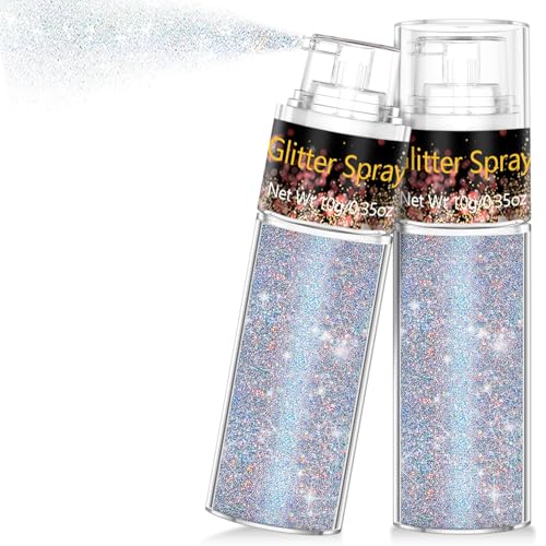 Hair & Body Glitter Spray - Ultra Fine Holographic Sparkle