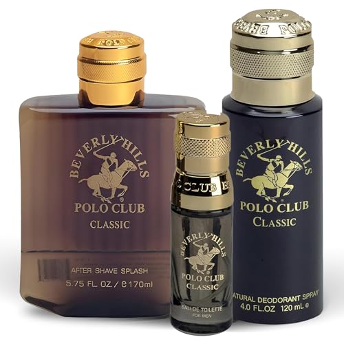 Beverly Hills Polo Club Men's Classic Fragrance 3-Piece Gift Set