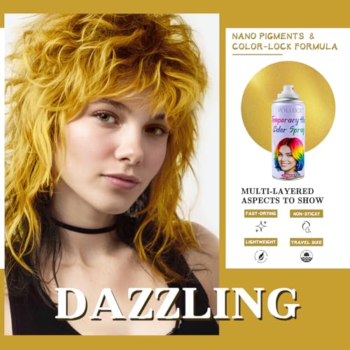 Temporary Hair Color Spray - Instant Washable Blonde #1
