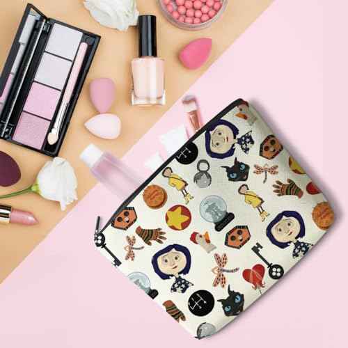 Mr. Bobinsky Cosmetic Make up Bag The Secret Door Lover Gift Ghost Mom Cartoon Movie Merch Makeup Zipper Pouch Bag
