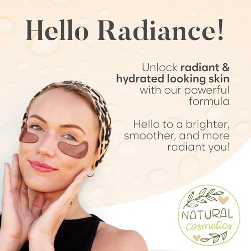 Caffeine Under Eye Patches (30 Pairs) - Dark Circles & Puffiness Care - Hydrating Caffeine Eye Mask