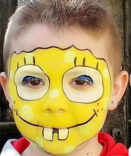 Yellow Airbrush Face Body Paint 2.1oz - Water Based FX Makeup