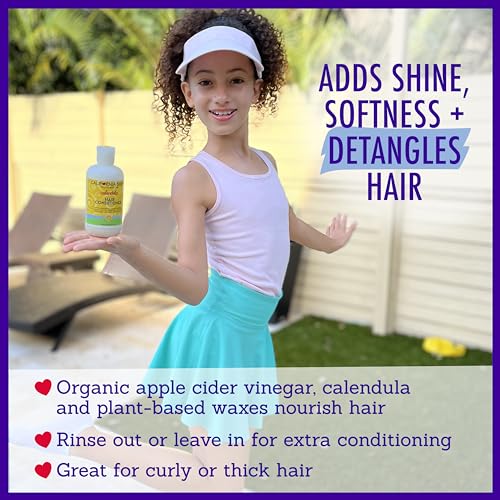 California Baby Calendula Hair Conditioner | 100% Plant-Based Kids Conditioner | Rinse-out or Leave in Conditioner | Lavender Scent | 251 mL / 8.5 oz