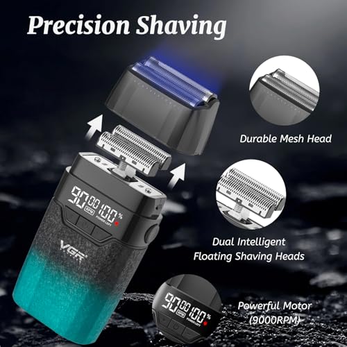 VGR 640S3 Professional 3-in-1 Hair Clipper, Trimmer & Foil Shaver Combo
