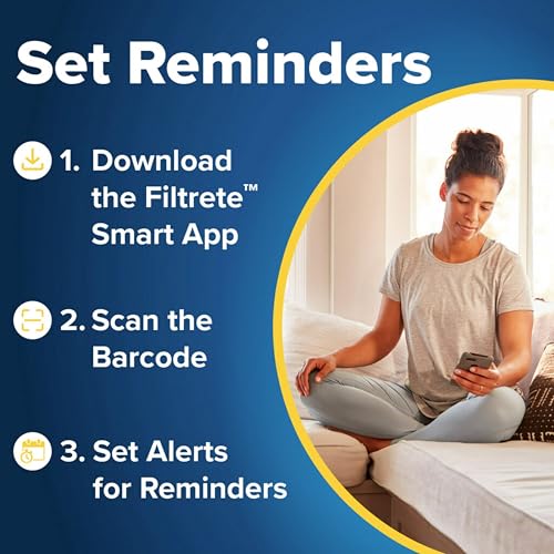 Filtrete 16x25x1 MERV 5 Air Filter - 6-Pack for HVAC Systems