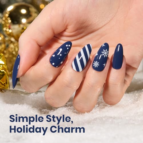 Beetles Navy Blue Gel Polish 15ML - Eclipse Blue Creme Variant, Long-Lasting & Chip-Resistant