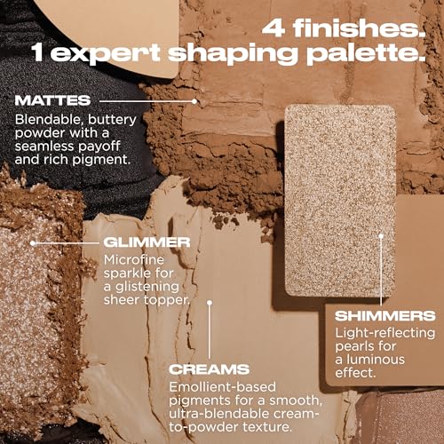 Urban Decay Naked Shaped Warm Palette - 14 Multi-Use Eyeshadow & Contour Shades