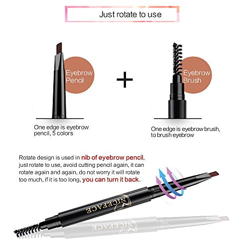Auburn Eyebrow Pencil Double Ended Waterproof Brow