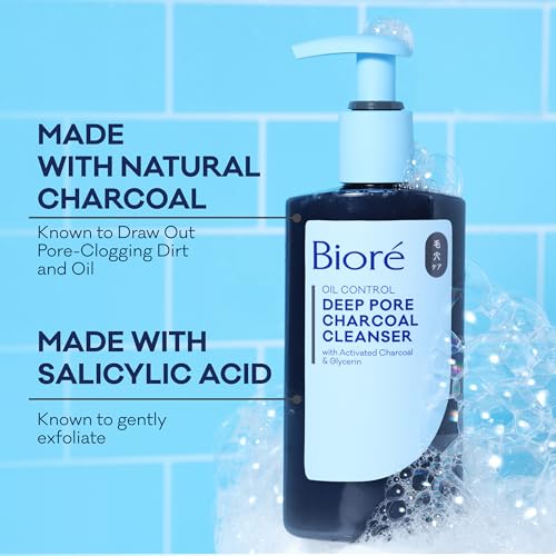 Bioré Deep Pore Charcoal Face Wash 6.77 oz