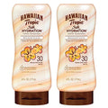 Hawaiian Tropic Weightless Hydration Sunscreen SPF 30 Twin Pack 6oz Each + Face Sunscreen SPF 30 Travel Size 1.7oz