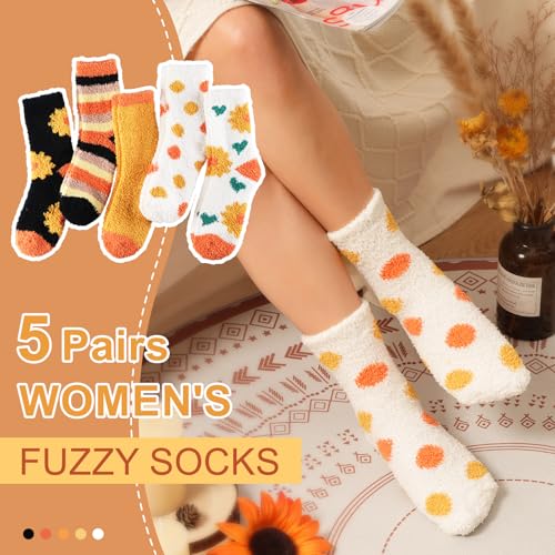 Fuzzy Socks for Women - Cozy Plush Slipper Socks