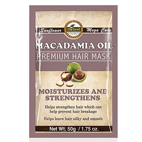 Difeel Premium Hair Mask Macadamia Oil 1.75 oz Packet (Pack of 6)