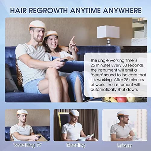 Laser Hair Growth Cap 180 Lasers, Hair Loss Treatments For Men and Women, Hair Regrowth Helmet For Thinning Hair, Low Level Laser Therapy Hair Growth Products