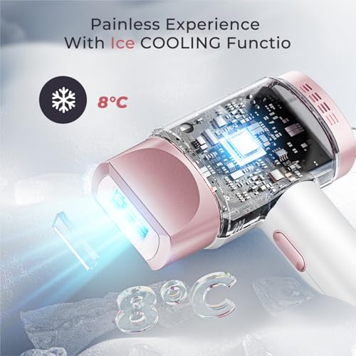 IPL Laser Hair Removal Device for Whole Body, Painless & Long-Lasting Results