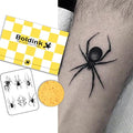 Spider Temporary Tattoo | Waterproof Realistic Fake Tattoo for Men & Women