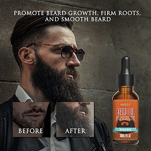 3 Pack Beard Oil for Men, Conditioning and Moisturizing for Better Beard Growth - Gift Set (Fengyin Green Tea/Glamour movement/Azure)
