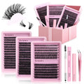 Lash Clusters Kit 800pcs DIY Eyelash Extensions 10-20mm