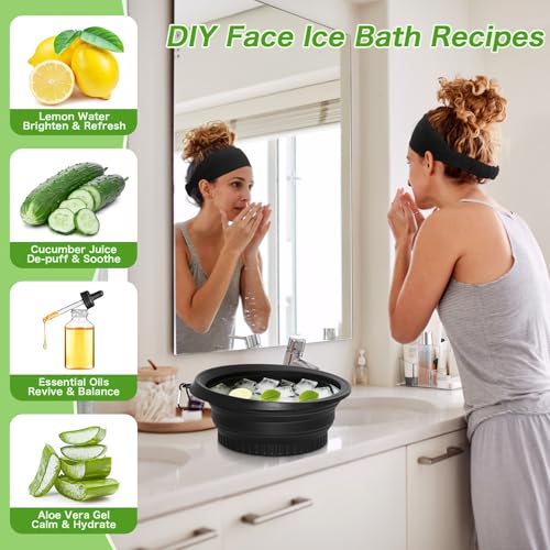 Silicone Ice Bath Bowl for Facial Puffiness & Pore Shrinking