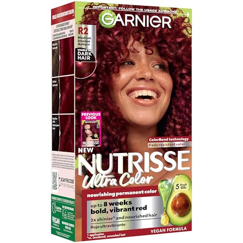 Garnier Nutrisse Ultra Color Hair Dye R2 Medium Intense Auburn