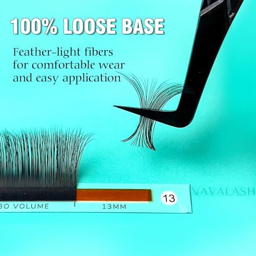 Shimmy-Free Matte Black Lash Extensions 0.03mm, C/CC/D Curl 8-15mm